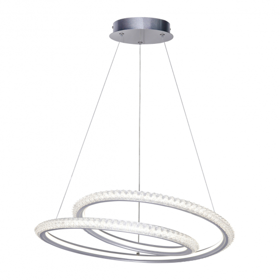 Obrázok pre Italux Kortia PND-64873-SILV závesné svietidlo LED 35W 3160lm 3000K/4000K/6000K