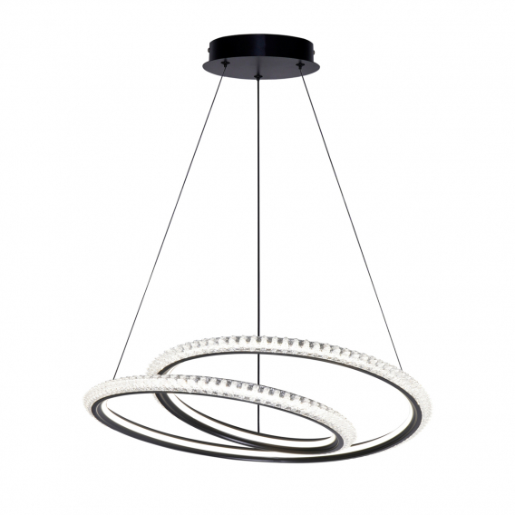 Obrázok pre Italux Kortia PND-64873-BK závesné svietidlo LED 35W 3160lm 3000K/4000K/6000K