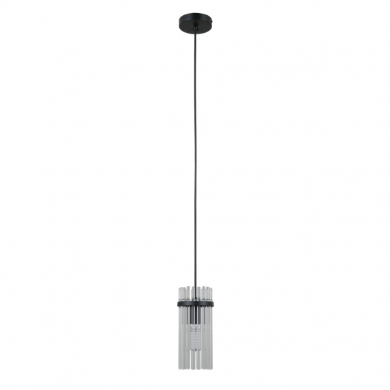 Obrázok pre Italux Merto PND-40930-1A-BK závesné svietidlo 1xE14 40W