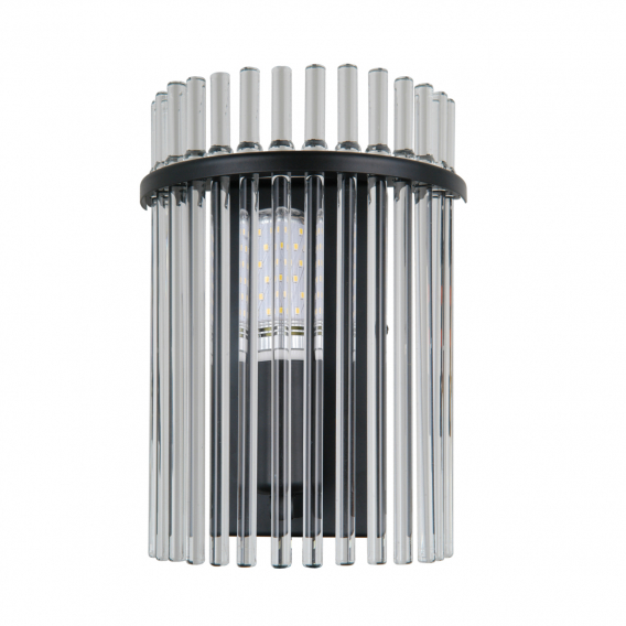 Obrázok pre Italux Merto WL-40930-1A-BK nástenné svietidlo 1xE14 40W