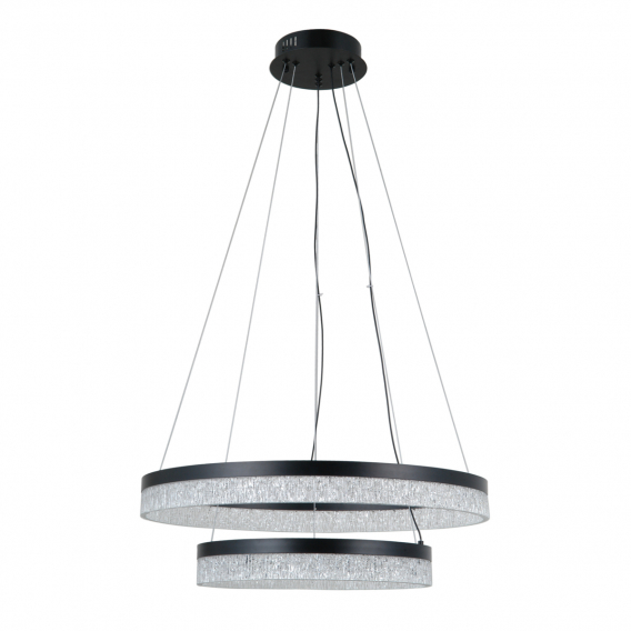 Obrázok pre Italux Pantal PND-34533-2L-BK závesné svietidlo LED 36W 2300lm 3000K/4000K/6000K