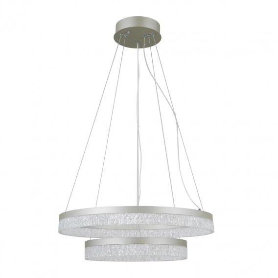 Obrázok pre Italux Pantal PND-34533-2L-SILV závesné svietidlo LED 36W 3600lm 3000K/4000K/6000K