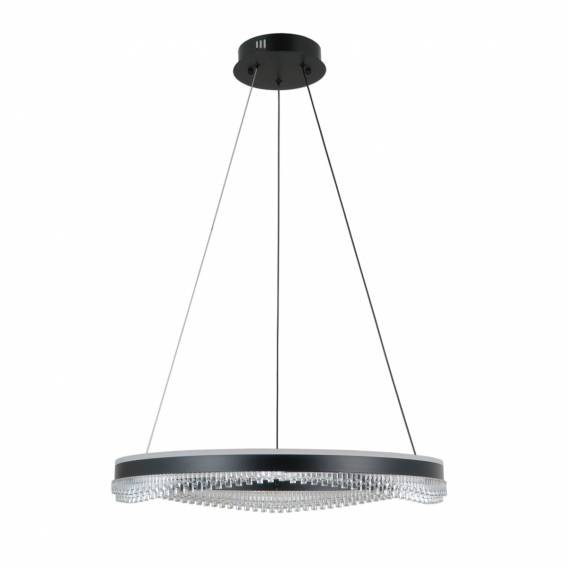 Obrázok pre Italux Morte PND-34535-L-BK závesné svietidlo LED 45W 3600lm 3000K/4000K/6000K