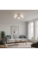 Obrázok pre Italux Lugano PND-5643-5 stropné svietidlo 5xE27 chróm, biela