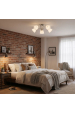 Obrázok pre Italux Lugano PND-5643-5 stropné svietidlo 5xE27 chróm, biela