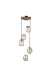 Obrázok pre Italux Meolo PND-40825-5-GD závesné svietidlo 5xE14 max.LED 5W
