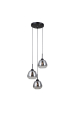 Obrázok pre Italux Felis PND-40824-3-BK závesné svietidlo 3xE27 40W