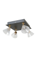 Obrázok pre Italux Orella WL-34393-4S-BK-HBR stropné svietidlo LED 16W  788lm 3000K