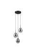 Obrázok pre Italux Meolo PND-40825-3-BK závesné svietidlo 3xE14 max.LED 5W
