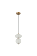 Obrázok pre Italux Nico PND-8545-2-AB-WH závesné svietidlo LED 8W 825lm 3000K