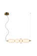 Obrázok pre Italux Nico PND-8545-4H-AB-WH závesné svietidlo LED 18W 1925lm 3000K
