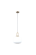 Obrázok pre Italux Fosse PND-408817-1-HBR-WH závesné svietidlo 1xE27 40W