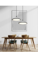 Obrázok pre Italux Cabras PND-02123-BK závesné svietidlo LED 30W 3800lm 3000K/4000K/6000K