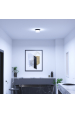 Obrázok pre Italux Enios PLF-63829-BK stropné svietidlo LED 9W 1000lm 2800K/4000K/6000K IP65