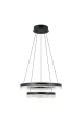 Obrázok pre Italux Morte PND-34535-2L-BK závesné svietidlo LED 70W 4900lm 3000K/4000K/6000K