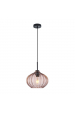Obrázok pre Italux Pansol PND-2940-1S-BK-CF závesné svietidlo 1xE27 40W