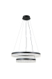 Obrázok pre Italux Pantal PND-34533-2L-BK závesné svietidlo LED 36W 2300lm 3000K/4000K/6000K