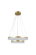 Obrázok pre Italux Pantal PND-34533-2L-GD závesné svietidlo LED 36W 3600lm 3000K/4000K/6000K