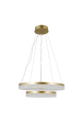 Obrázok pre Italux Pantal PND-34533-2L-GD závesné svietidlo LED 36W 3600lm 3000K/4000K/6000K