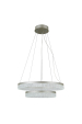 Obrázok pre Italux Pantal PND-34533-2L-SILV závesné svietidlo LED 36W 3600lm 3000K/4000K/6000K