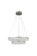 Obrázok pre Italux Pantal PND-34533-2L-SILV závesné svietidlo LED 36W 3600lm 3000K/4000K/6000K