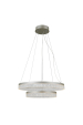 Obrázok pre Italux Pantal PND-34533-2L-SILV závesné svietidlo LED 36W 3600lm 3000K/4000K/6000K