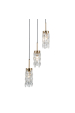 Obrázok pre Italux Zorta PND-33588-3-HBR-BK závesné svietidlo 3xE14 40W